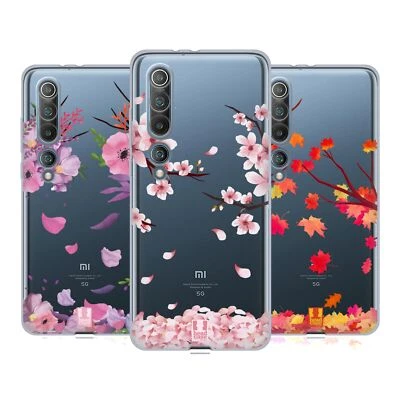 HEAD CASE DESIGNS BLOSSOMS AND LEAVES SOFT GEL CASE FOR XIAOMI PHONES - Image 1 of 4