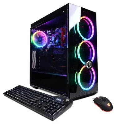 CyberPowerPC - Gaming Desktop - i5-12600KF - 16GB - NVIDIA RTX 3050 - 2TB SSD - Image 1 of 4