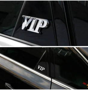 Emblema de coche VIP metal cromado para X-TRAIL LANNIA TEANA insignia lateral de marzo pegatina - Imagen 1 de 4