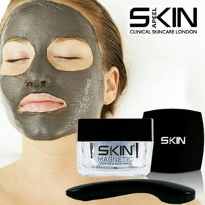 Black Mask Magnetic Deep Sea Mud Mask Clear Pores Remove Blackheads Treat Acne - Picture 1 of 3
