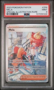 Mela 254/182 Paradox Rift Illustration Rare PSA 9 Mint Pokemon TCG - Picture 1 of 2