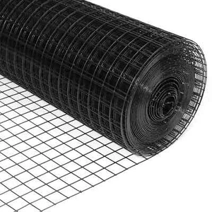 24'' x 50' 1/2inch Hardware Cloth 16 Gauge Black Vinyl Coated Welded Fence Me... - Picture 1 of 6