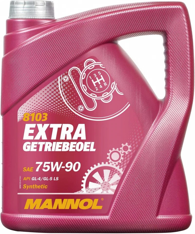 MANNOL Extra 75W-90 GL 5 Synthetisches Getriebeöl - 4L