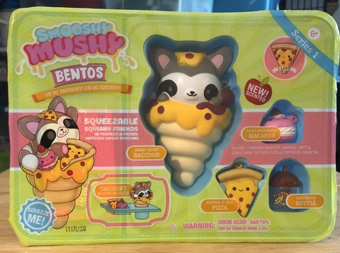 Smooshy Mushy Bento Box Series 1 Gabby Gooey Racoon NIB Cover