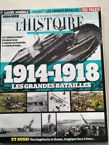 LES GRANDS CONFLITS DE L'HISTOIRE LES GRANDES BATAILLES 1914-1918 - Imagen 1 de 2