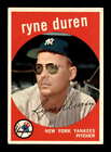 1959 Topps #485 Ryne Duren   Vgex X3052355
