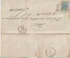 1867 20 c Vit.Emanuele con bordo di foglio su lettera da Perugia  x Spoleto