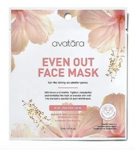 AVATARA UNSCENTED EVEN OUT FACE MASK FOR UNEVEN SKIN, SINGLE USE - Picture 1 of 1