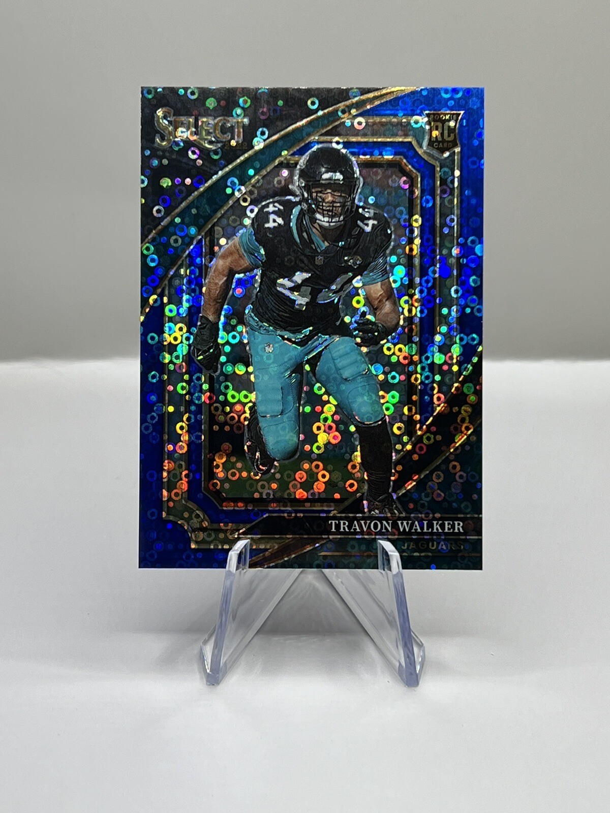 2022 Panini Select-Travon Walker Suite Level Blue Disco /25
