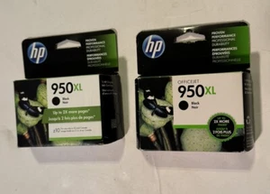 HP Officejet 950XL Black Ink Pack Of 2- Expires 2017-2020 - Picture 1 of 2