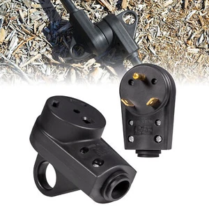 NEMA TT-30P/30R 125V 30A RV Power Cord Replacement Socket Plug Combo; ETL listed - Foto 1 di 8