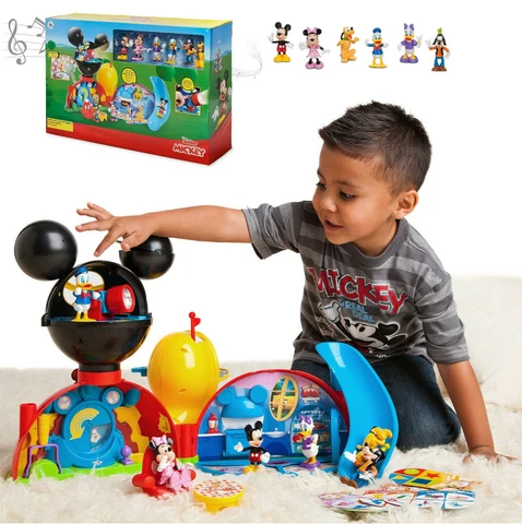 Disney Mickey Mouse Clubhouse Deluxe Playset Ages 2+ Toy Play Dollhouse Minnie Cover