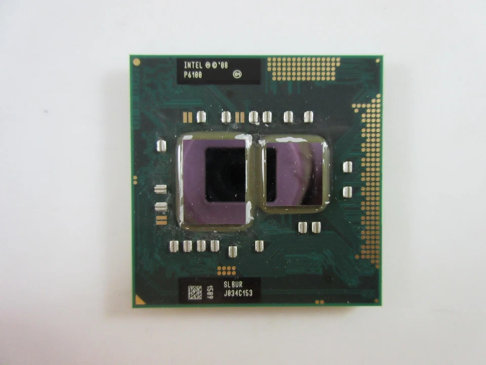 Cpu INTEL PENTIUM DUAL-CORE MOBILE P6100 SLBUR 2000 MHZ Originale #0 - Immagine 1 di 2