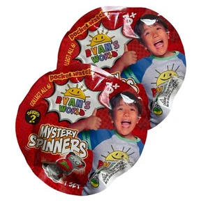 Bolso ciego Ryan's World Mystery Spinners 2 juegos - Imagen 1 de 1