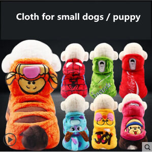 Superhero Costumes Hoodie Jacket Dog Puppy Clothes Poodle Terrier Beagle