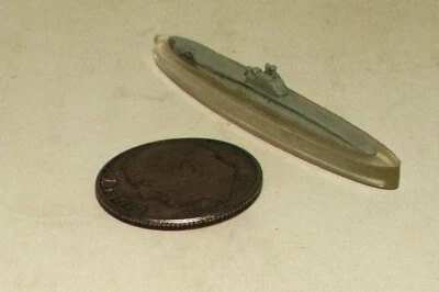 Pieza de Juego de Guerra Naval Segunda Guerra Mundial Marina de los Estados Unidos Clase Gato Submarino Foto 1 de 4