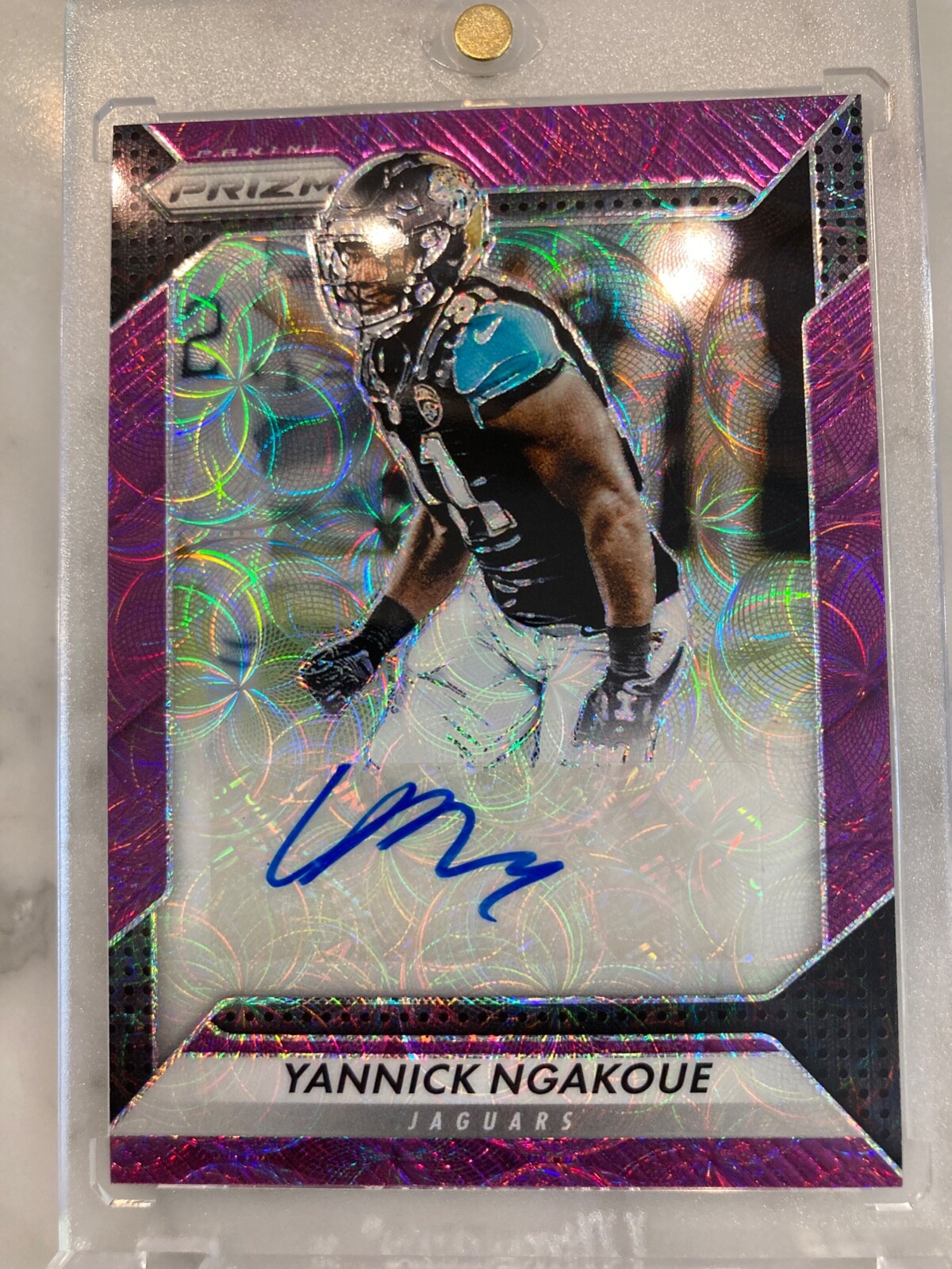 2016 Panini Prizm Purple Scope /99 Yannick Ngakoue #RA-YNG Rookie Auto RC