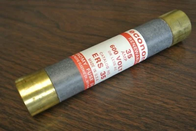 ECONOMY / FEDERAL PACIFIC ELECTRIC ERS35 FUSE 35A / 600V / NEW SURPLUS / EACH - Image 1 of 4