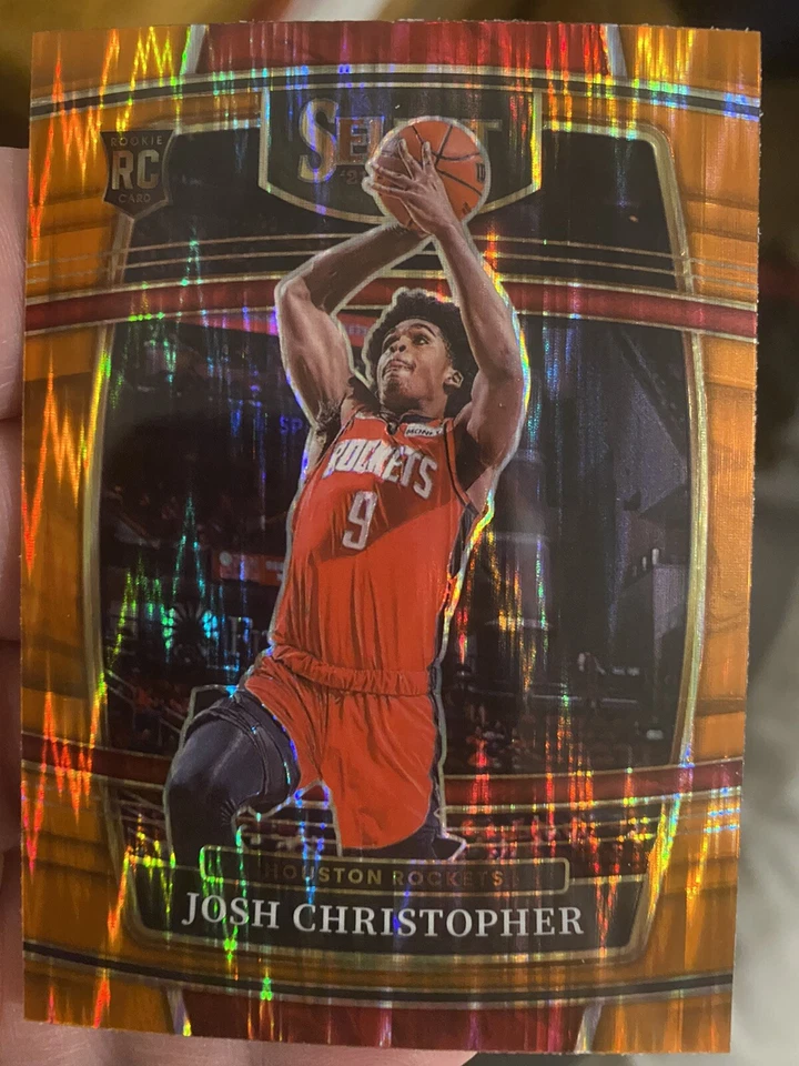 2021-22 Select Josh Christopher RC#48 Orange Flash Prizm - Image 1 of 1