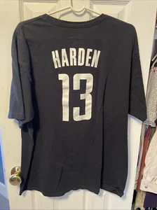 James Harden Shirt Houston Rockets Basketball Men’s Black Adidas Go-To Tee 2XL - Picture 1 of 2