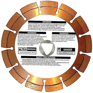 Milwaukee 49-93-7264 orange 6" Diamanttrennscheibe für grüne Betonsäge MXF316 - Bild 1 von 17