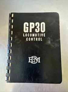 Vintage 1962 Electro-Motive EMD GM Locomotive Engine GP30 Static Control Book - Picture 1 of 10