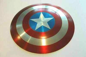 Marvel Shield Legends Captain America 75th Anniversary Alloy Metal 24" Shield - Picture 1 of 5