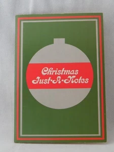 Current Christmas Fold-Over Note/Greeting Cards-10 Cards / 10 Seals / Stickers  - Picture 1 of 10