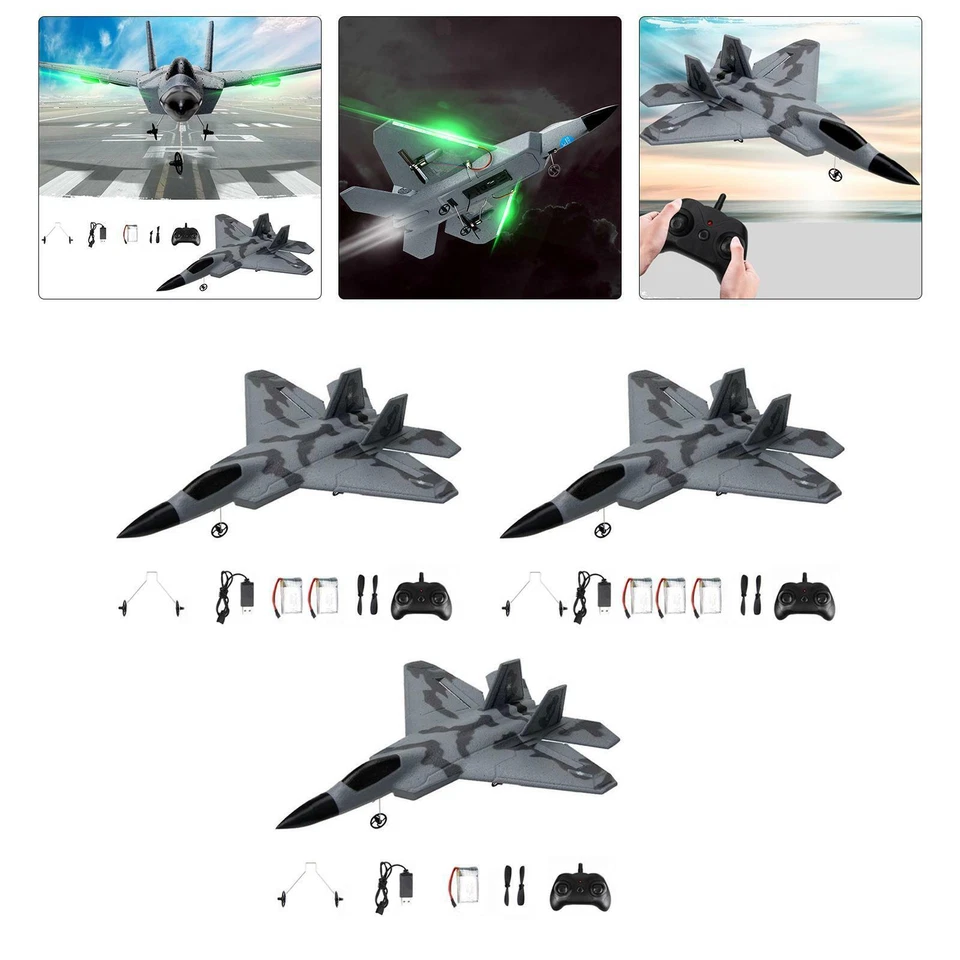 2CH Fixed Wing Plane Toys Model Drone Ready to Fly 2.4G Foam RC Airplane for - Image 1 of 1