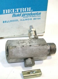 Deltrol Pneu-trol 3/8" Steel Flow Control Valves FMF25S FM-F25 S New - Picture 1 of 1