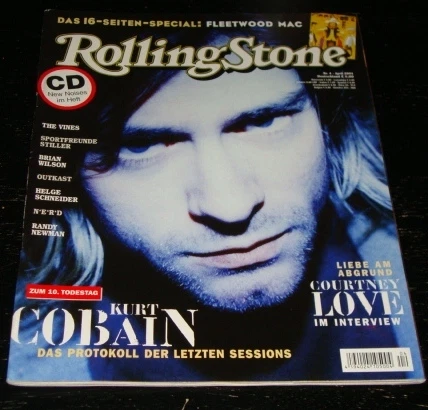 ROLLING STONE magazine 2004 GERMAN, Kurt Cobain, Nirvana, Fleetwood Mac, OutKast - Image 1 of 1