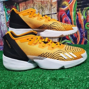 Adidas D.O.N. Issue Yellow/Black Men Basketball Shoes HQ6212 Size 14 New (AA2) - Picture 1 of 9