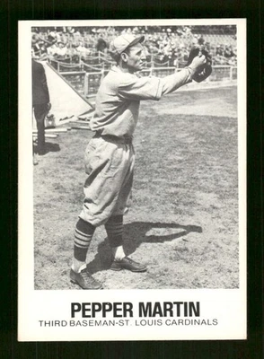 1979 TCMA Galasso Greats 66 Pepper Martin BXCP21 - Image 1 of 2