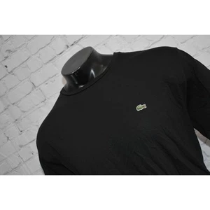 Lacoste T-Shirt Herren Größe US 4XL FR 9 Schwarz Baumwolle Kurzarm Alligator - Bild 1 von 6