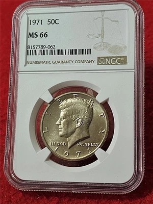 1971     Kennedy Half Dollar. NGC MS 66                                #MF-T6269 - Image 1 of 2
