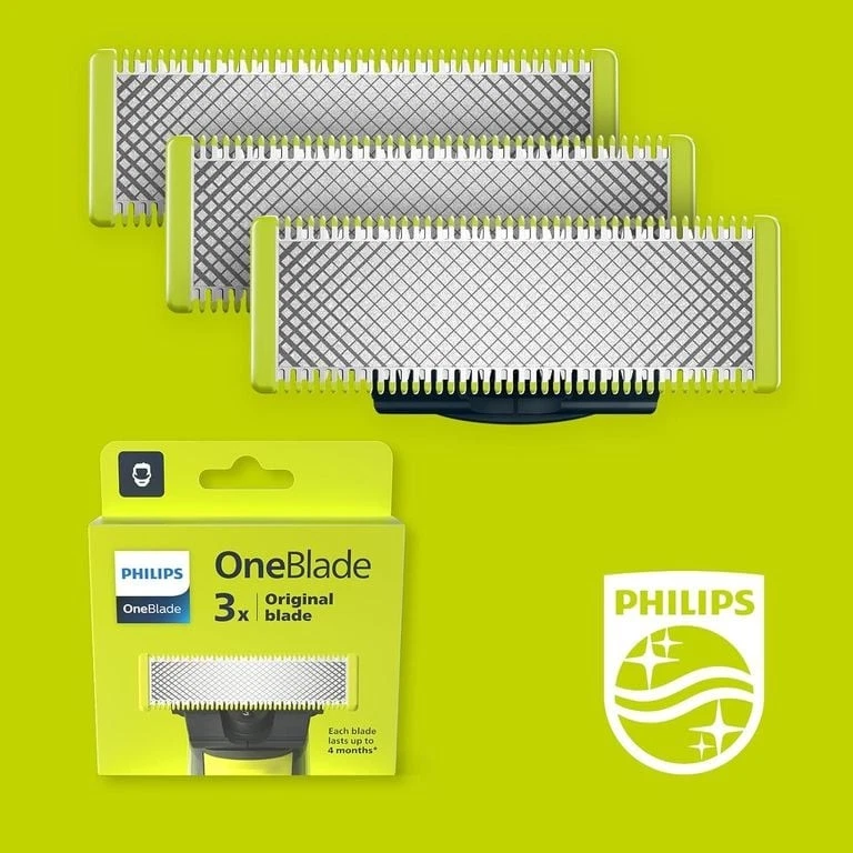 Neu Philips QP230/50 Ersatzklingen 3-er Set Klingen für alle OneBlade DE - Bild 1 von 1