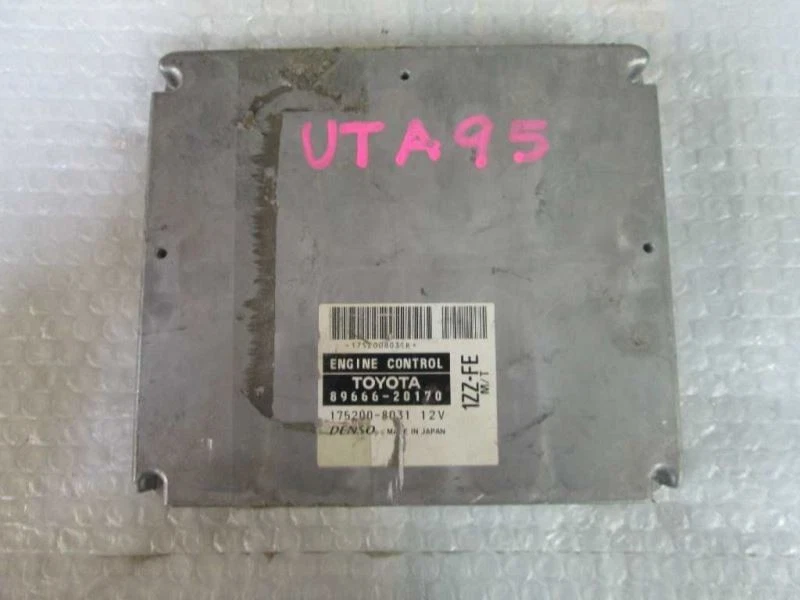 2002 02 TOYOTA CELICA GT Engine ECM Control Module MT 89666-20170 8966620170 - Image 1 of 4