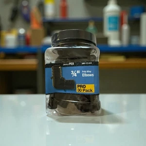 Apollo PEX 3/4” Poly Alloy Elbows 30 pack-NEW! - Picture 1 of 1