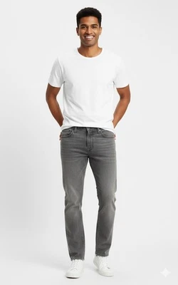 NWT Levi's 514 Flex Mens Clouded Gray Mist Stretch Straight Leg Jeans Size 33X30 - Image 1 of 4