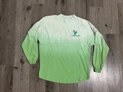 Camiseta Disney Spirit unissex XS Sininho elenco membro ombre verde manga longa  - Imagem 1 de 4