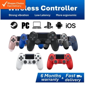 New Wireless Bluetooth Game Controller for PS4 / PC / Laptop / Android / iOS | L - Picture 1 of 8
