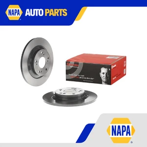 2x Brake Discs Pair Solid fits HONDA S2000 AP 2.2 Rear 2003 on F22C1 282mm Set - Picture 1 of 9