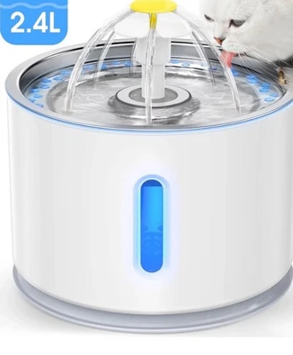 Fuente para mascotas, fuente de agua para gatos, dispensador automático de agua para gatos  Foto 1 de 4