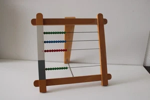 RECHENSCHIEBER ° Holz ° aufstellbar ° Marke Nienhuis Holland - Bild 1 von 2