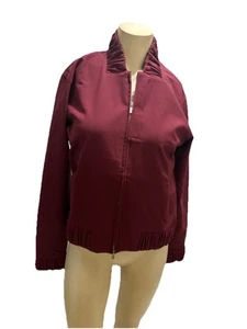 APL Woodmark Burgundy The Perfect Wool Bomber Jacket-M New With Tag - Picture 1 of 14