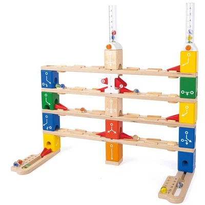 Hape: Juego de codificación básico Quadrilla - 102 piezas madera mármol run, edades 6+ Foto 1 de 4