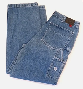 VTG-- DKNY Mens Carpenter Jeans Y2K 90s Baggy-- FITS 36x33-- (tag is 38x34) - Picture 1 of 4