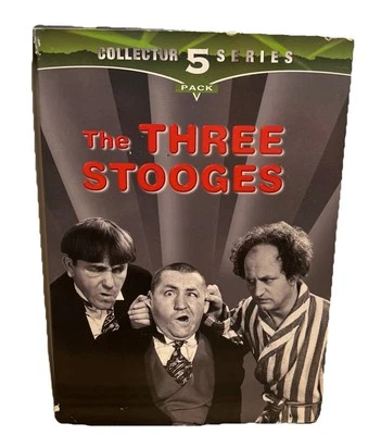 The Three Stooges Collector Series (VHS Collection 5 VHS Tapes 1998) 2&4 are NEW - Image 1 of 4
