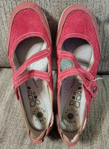 Earth Origins Damenschuhe 10 M Tova rot Welltrek System Leder Wildleder bequem - Bild 1 von 11