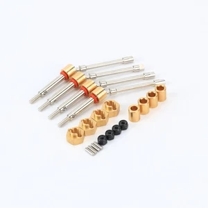 Front CVD Driveshaft Axle 4mm Extened Steel for Axial SCX24 AX24 Upgrade Parts - Picture 1 of 8